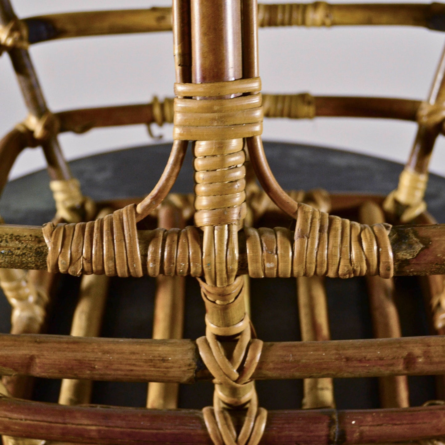 Cesta In Bambu E Rattan Francese Meta 900