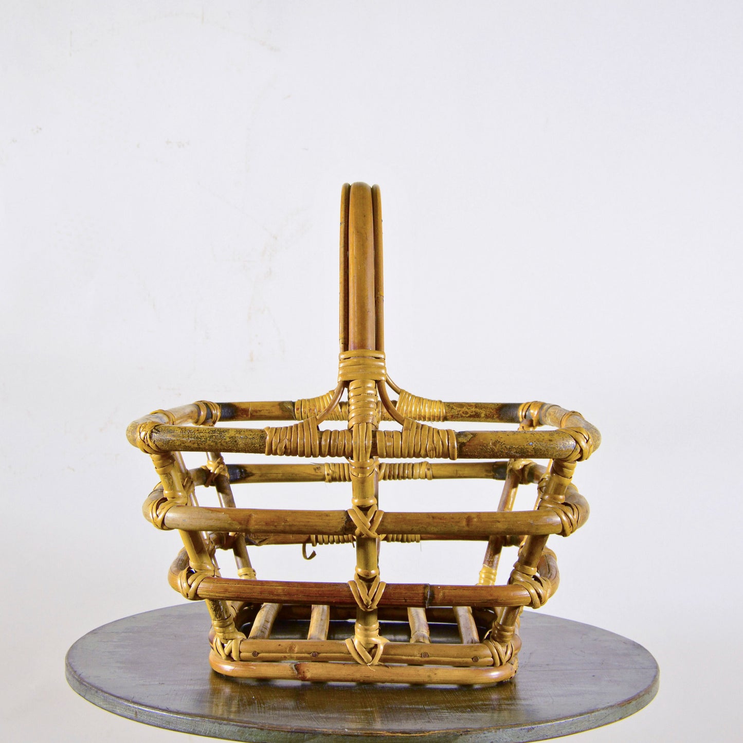 Cesta In Bambu E Rattan Francese Meta 900