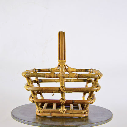 Cesta In Bambu E Rattan Francese Meta 900