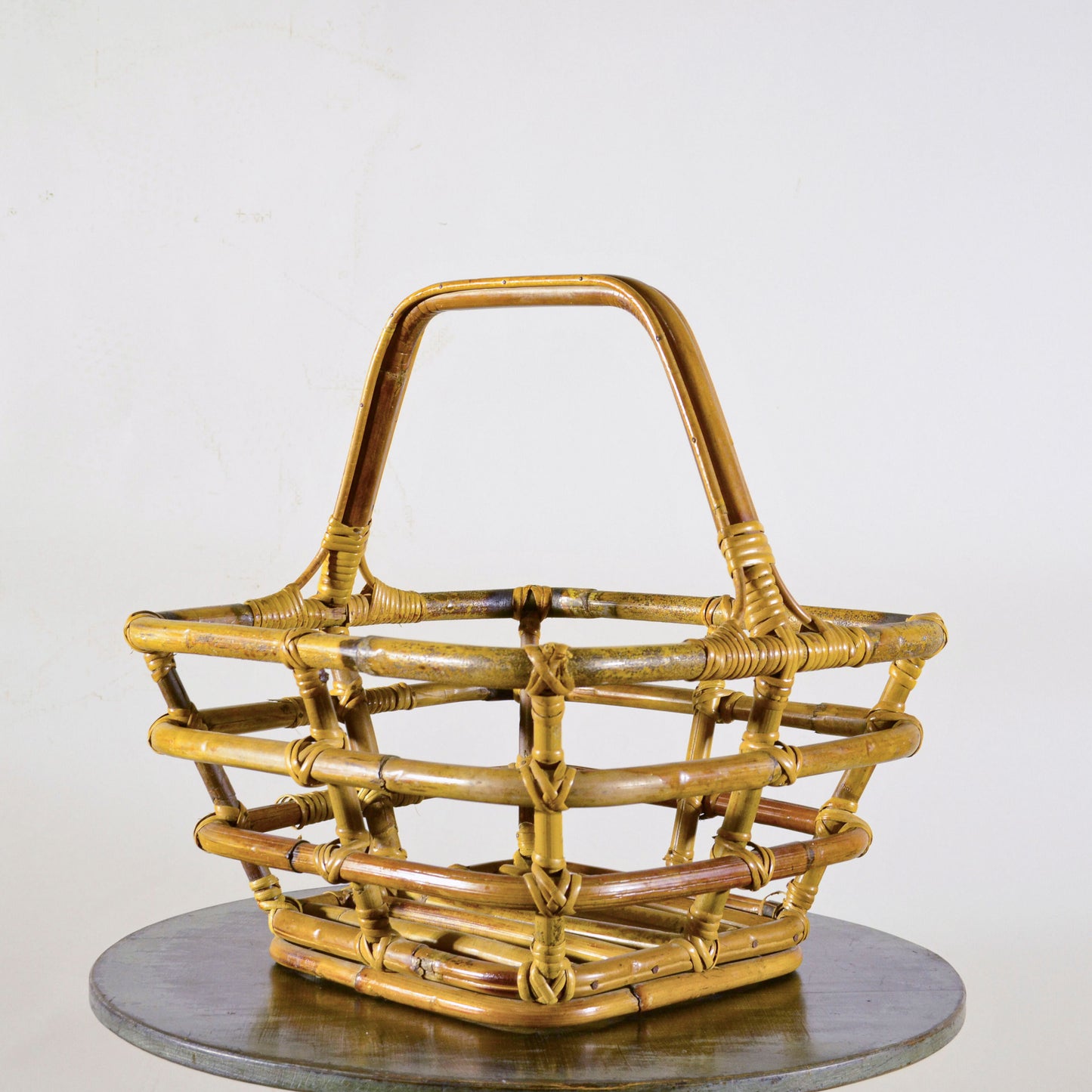 Cesta In Bambu E Rattan Francese Meta 900