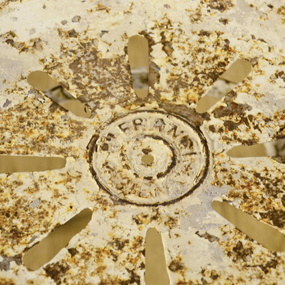 Coppia Sedie Da Giardino Francesi Bianche In Ferro Primi 900