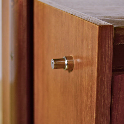 Scrivania Design Nordico In Legno Teak Con Cassetti E Sistema Di Chiusura Di Sicurezza Anni 70