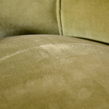 Coppia Poltroncine Danesi In Velluto E Gonne A Frange Anni 50