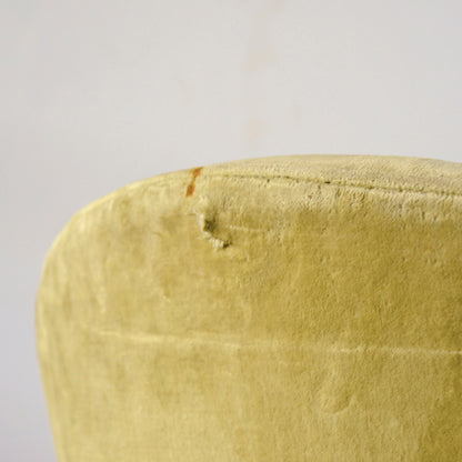 Coppia Poltroncine Danesi In Velluto E Gonne A Frange Anni 50