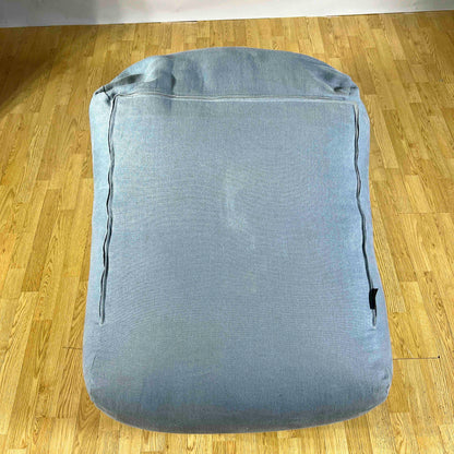 Coppia Poltrone MILANO Indoor In Lino Color Turchese Produzione TRIMER