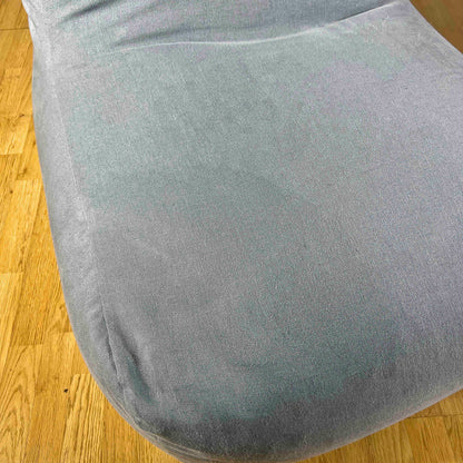 Coppia Poltrone MILANO Indoor In Lino Color Turchese Produzione TRIMER