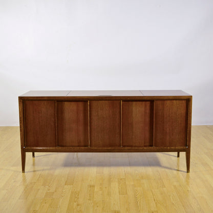 Console Stereo Admiral Con Giradischi In Legno Massello Anni 50