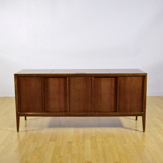Console Stereo Admiral Con Giradischi In Legno Massello Anni 50