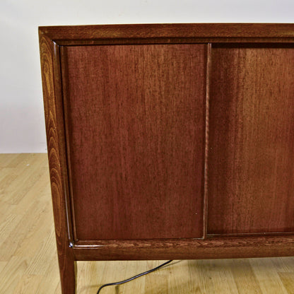 Console Stereo Admiral Con Giradischi In Legno Massello Anni 50