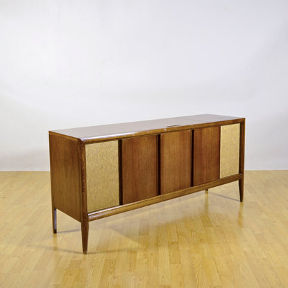 Console Stereo Admiral Con Giradischi In Legno Massello Anni 50