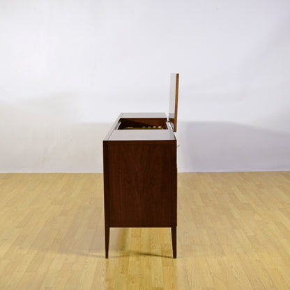 Console Stereo Admiral Con Giradischi In Legno Massello Anni 50