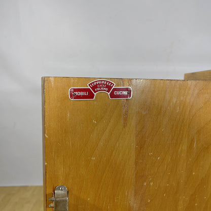 Credenza in stile Art Deco realizzata in radica di noce Lupparelli Cicli Foligno anni 30
