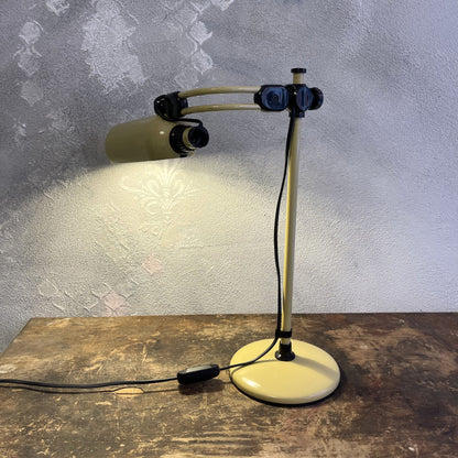 Lampada Multidirezione Postmoderna Regolabile In Altezza Di Produzione Italiana Degli Anni 80