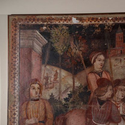 raffigurazione tipo strappo a muro stile antico