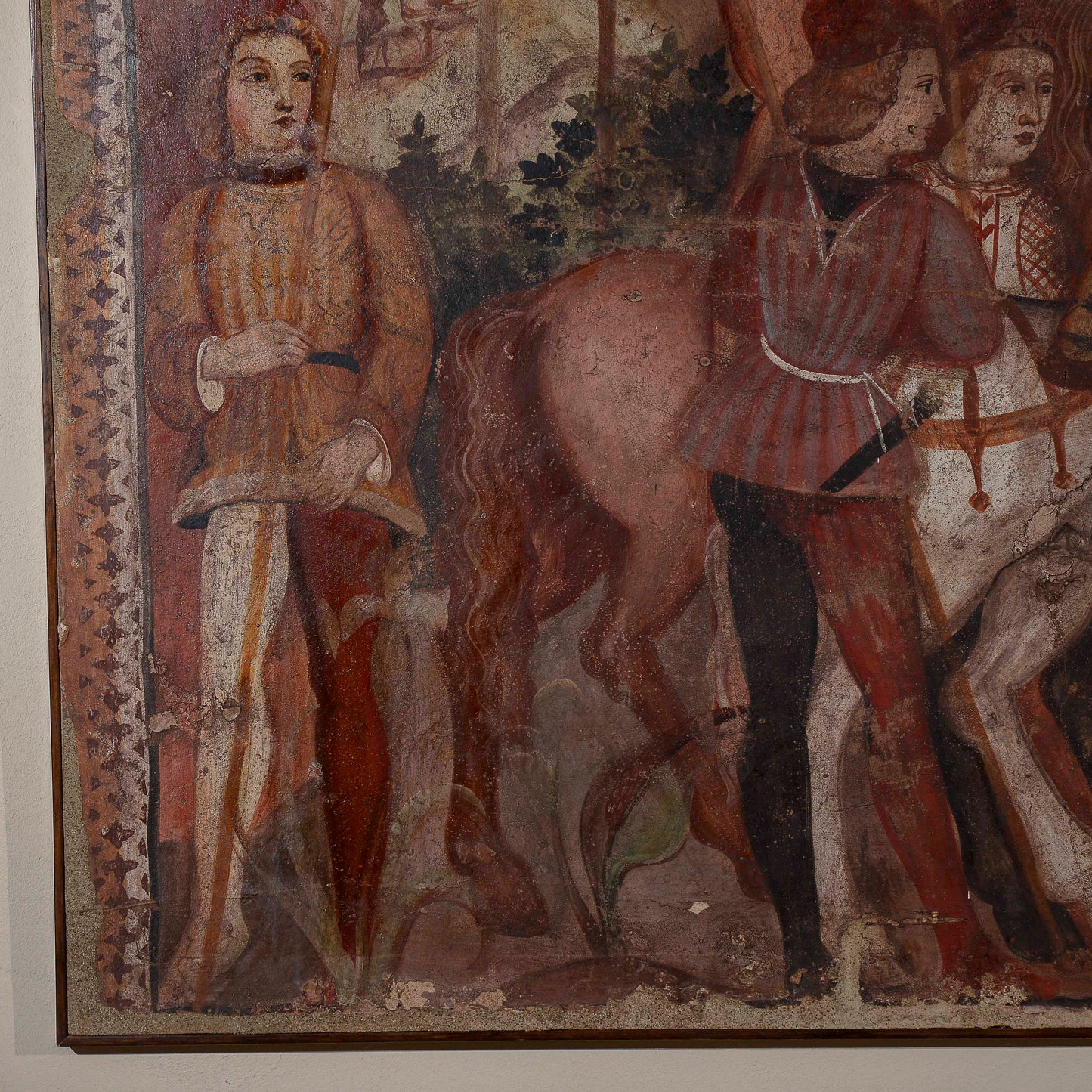 raffigurazione tipo strappo a muro stile antico