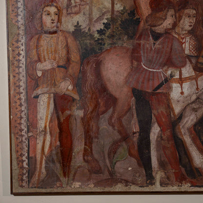 raffigurazione tipo strappo a muro stile antico