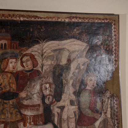 raffigurazione tipo strappo a muro stile antico