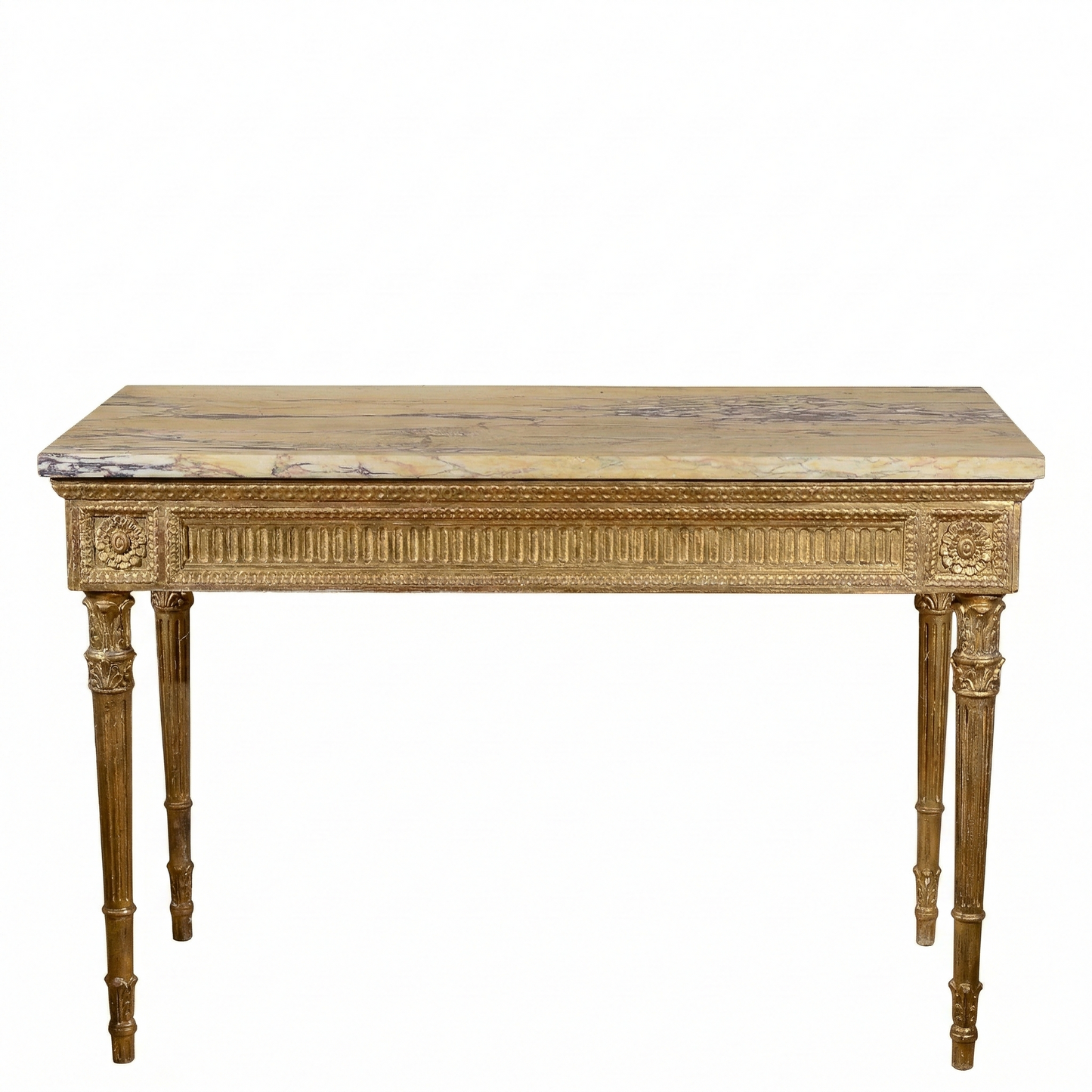 consolle con piano in marmo rifatta