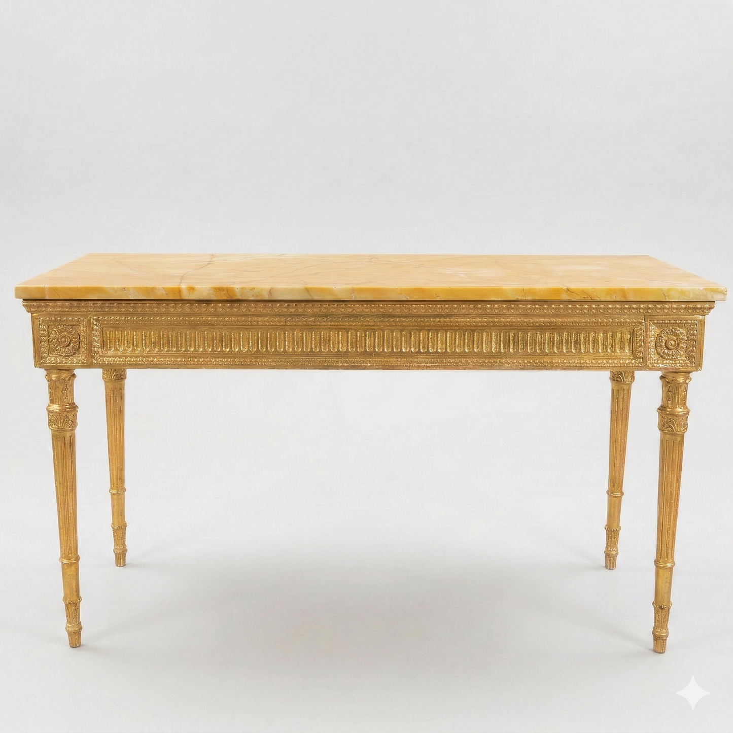 consolle con piano in marmo rifatta