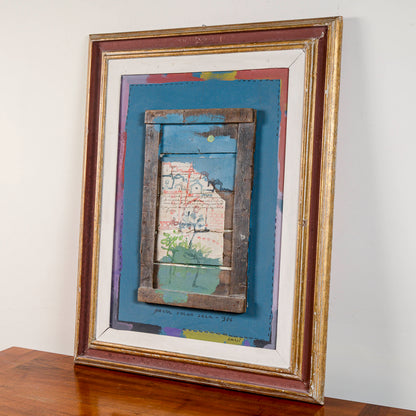 quadro olio su tela Manlio Bacosi tecnica mista