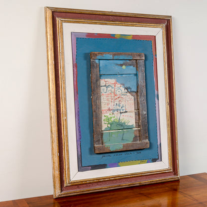 quadro olio su tela Manlio Bacosi tecnica mista