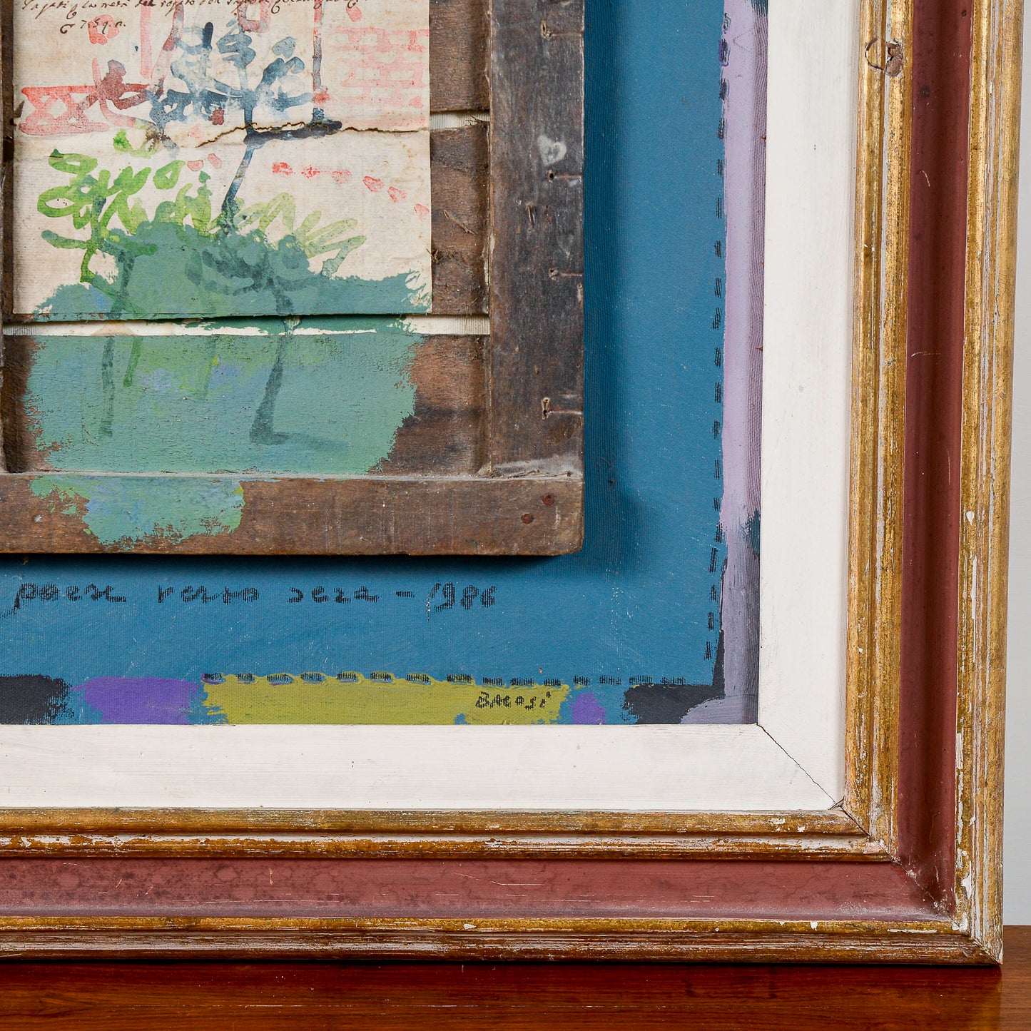 quadro olio su tela Manlio Bacosi tecnica mista