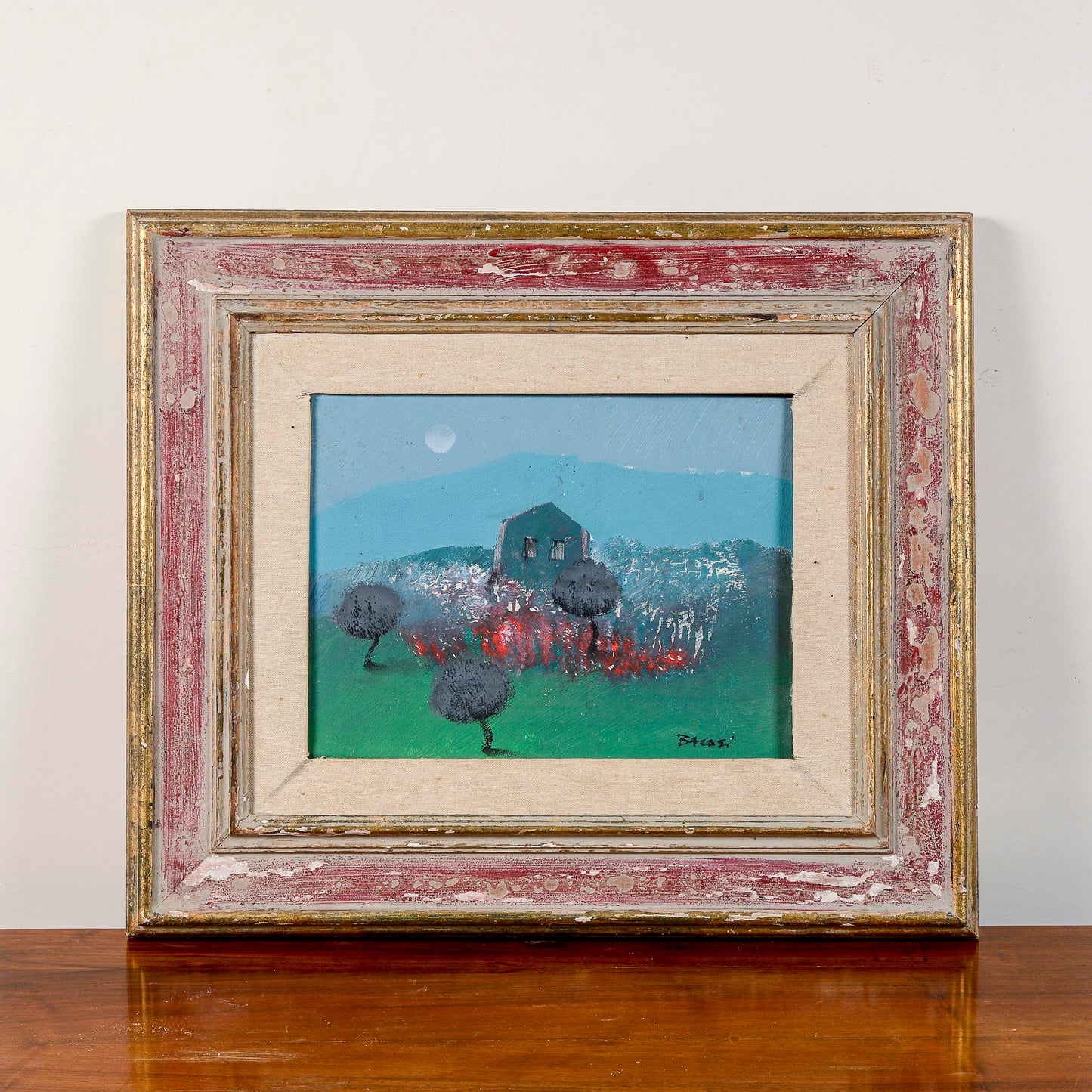 quadro olio su tela Manlio Bacosi