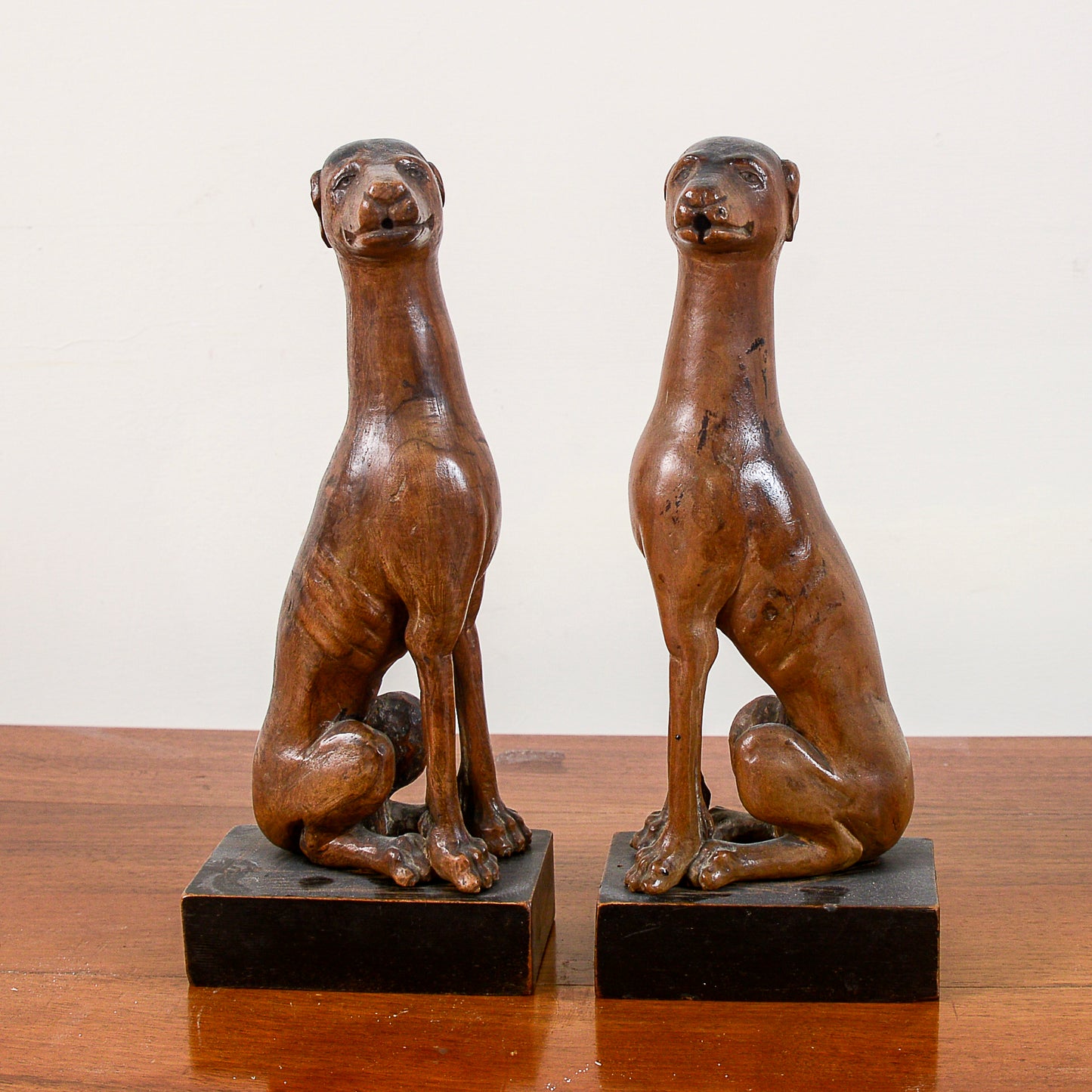 statua coppia di cani decorazioni art deco
