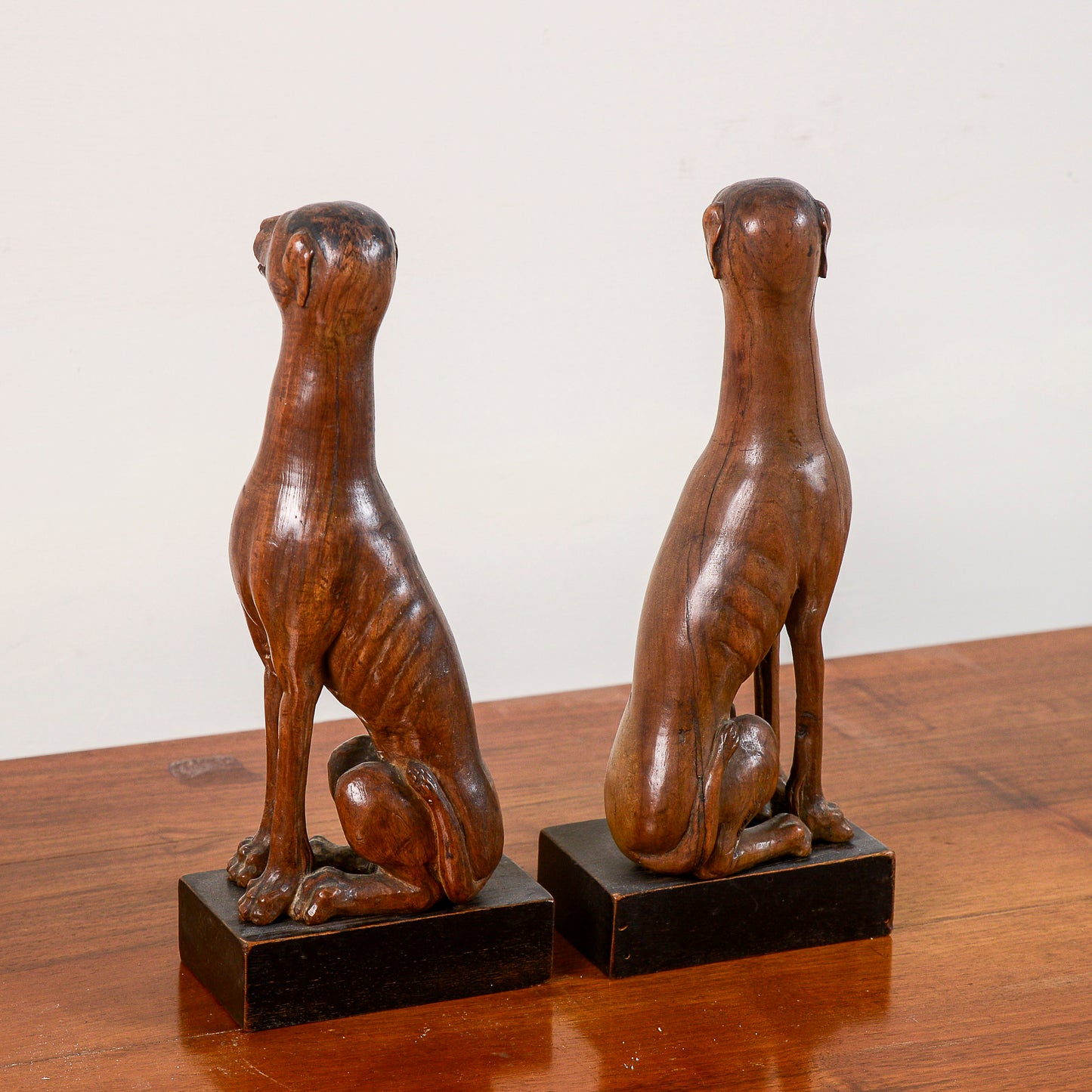 statua coppia di cani decorazioni art deco