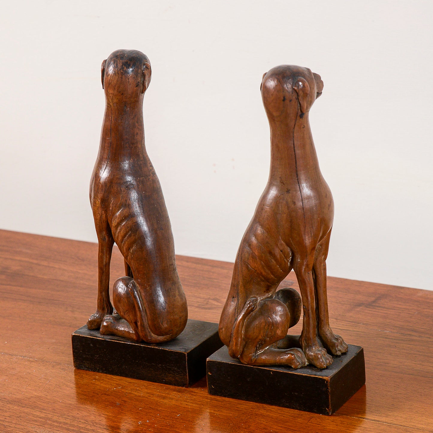 statua coppia di cani decorazioni art deco