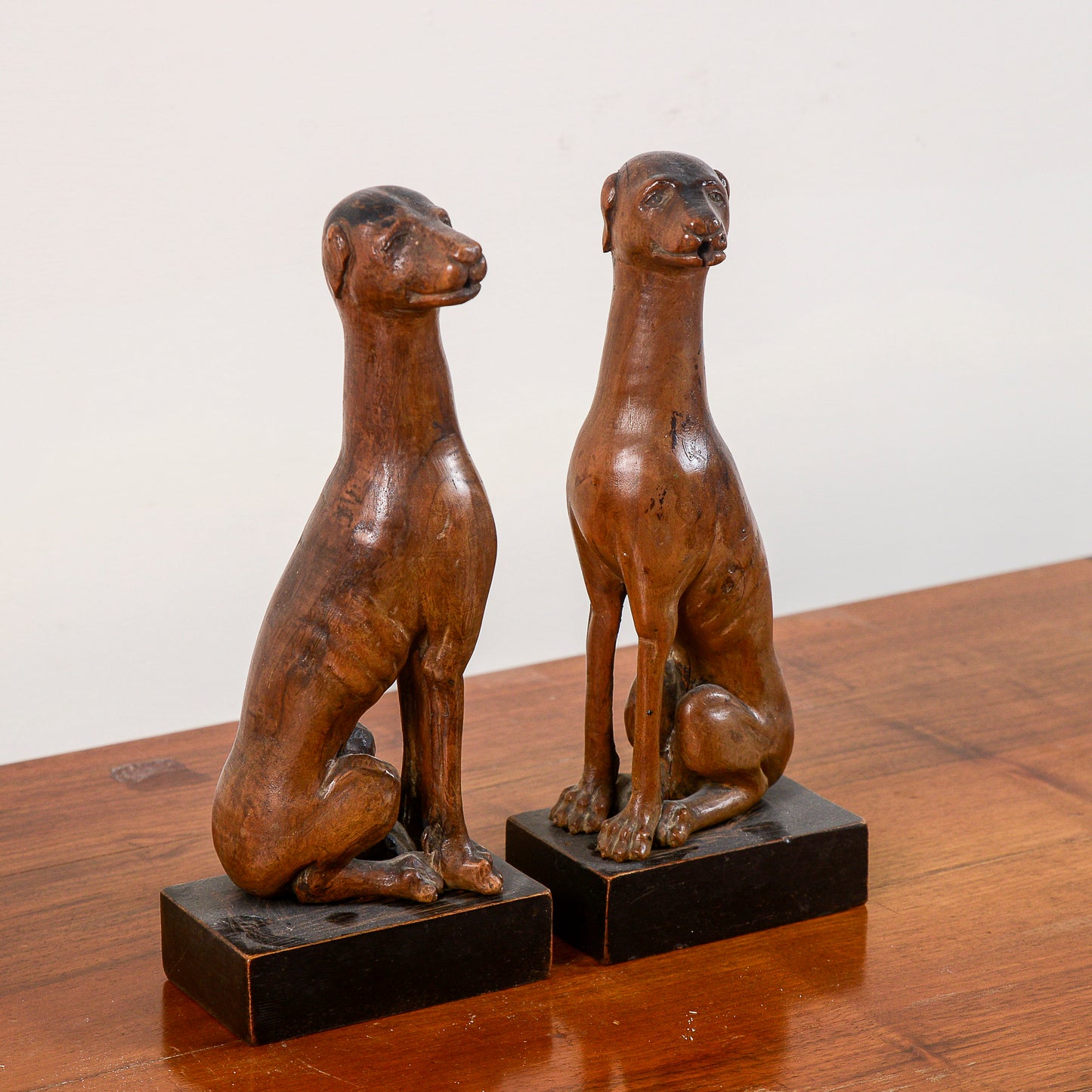 statua coppia di cani decorazioni art deco