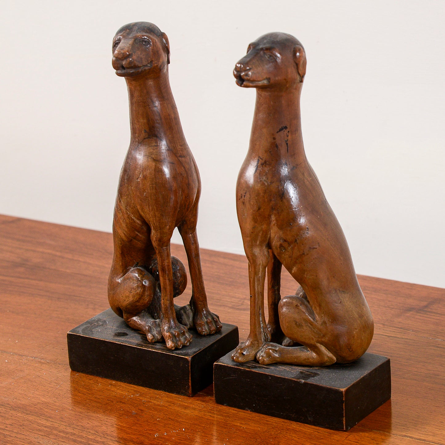 statua coppia di cani decorazioni art deco