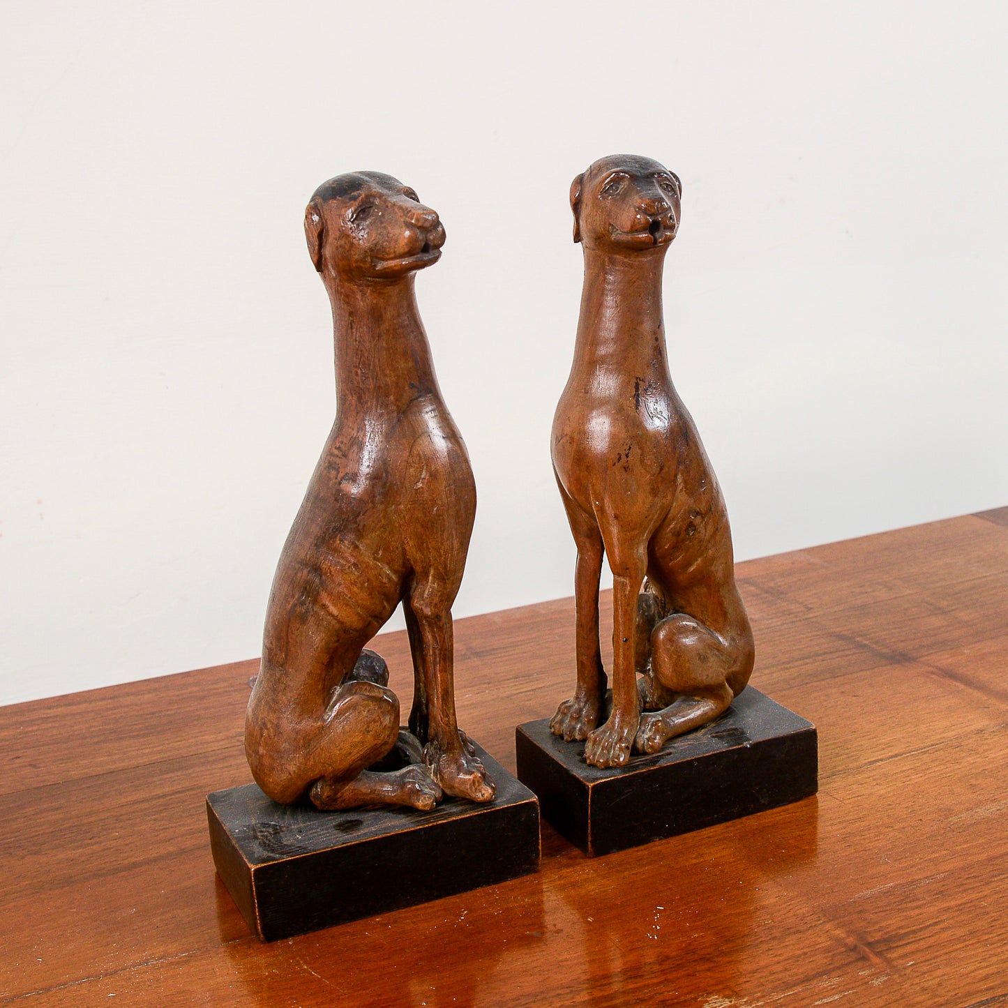 statua coppia di cani decorazioni art deco
