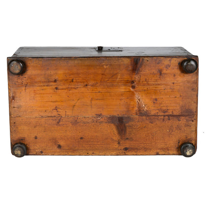 CASSA IN LEGNO MASSELLO MARCHE EPOCA '700