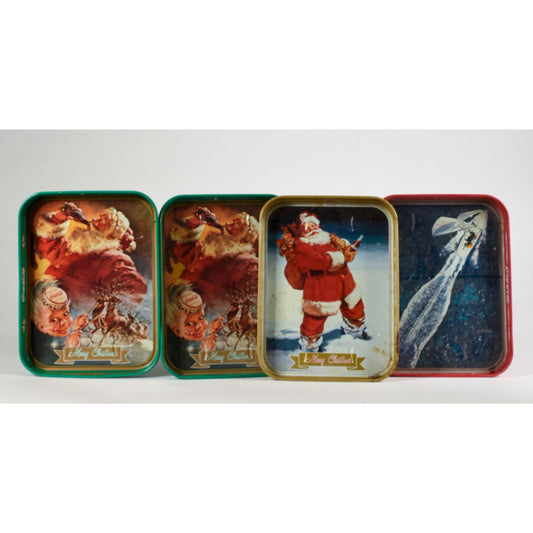 Set vassoi metallici  pubblicitari Italia 1960