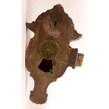 Orologio antico da muro epoca fine 800 non funzionante