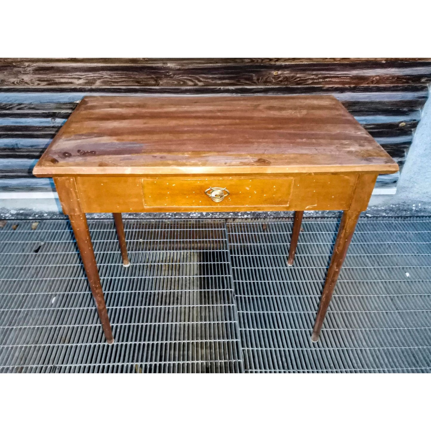 Tavolino consollina a un cassetto Italia Art deco'