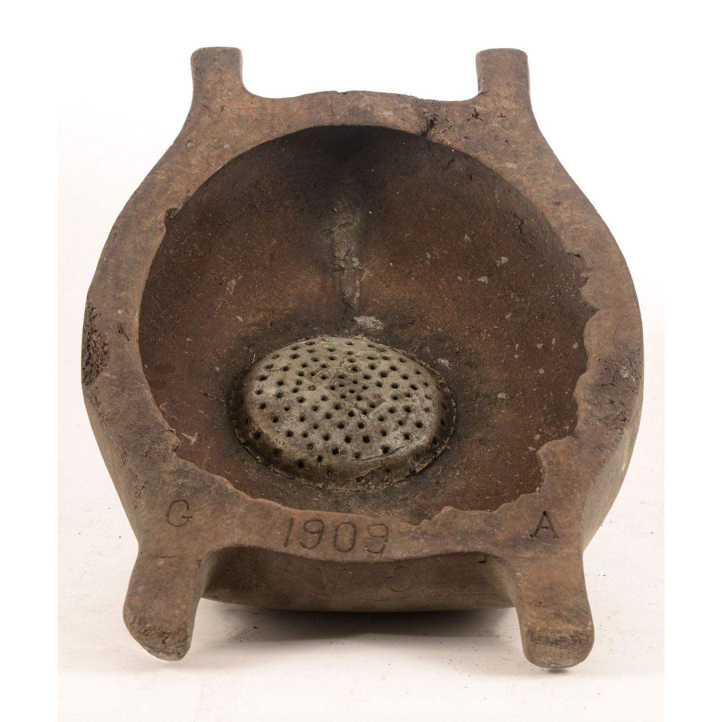 VASCHETTA LAVANDINO IN LEGNO CON DATA INCISA 1909