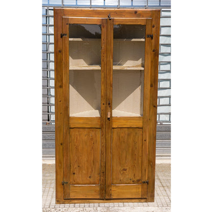Angoliera in legno di abete a due ante epoca primo 900