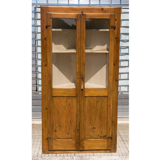 Angoliera in legno di abete a due ante epoca primo 900