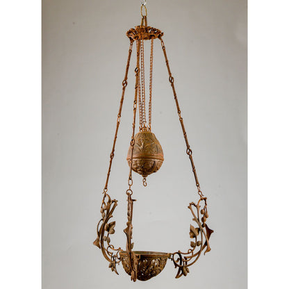 lampadario liberty solo struttura giardino decorazione patio piante