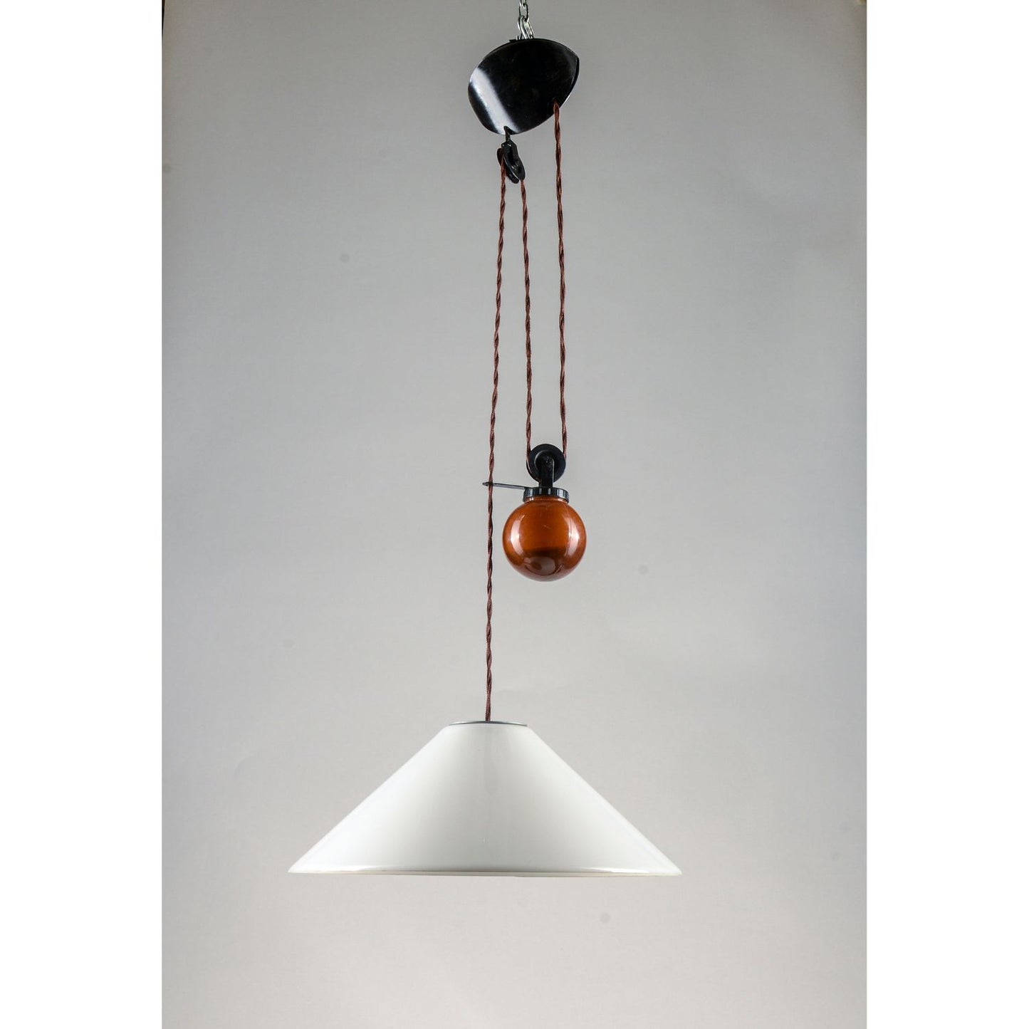 Lampadario a sospensione postmoderna di Enzo Mari & Giancarlo Fassina per Artemide 1970