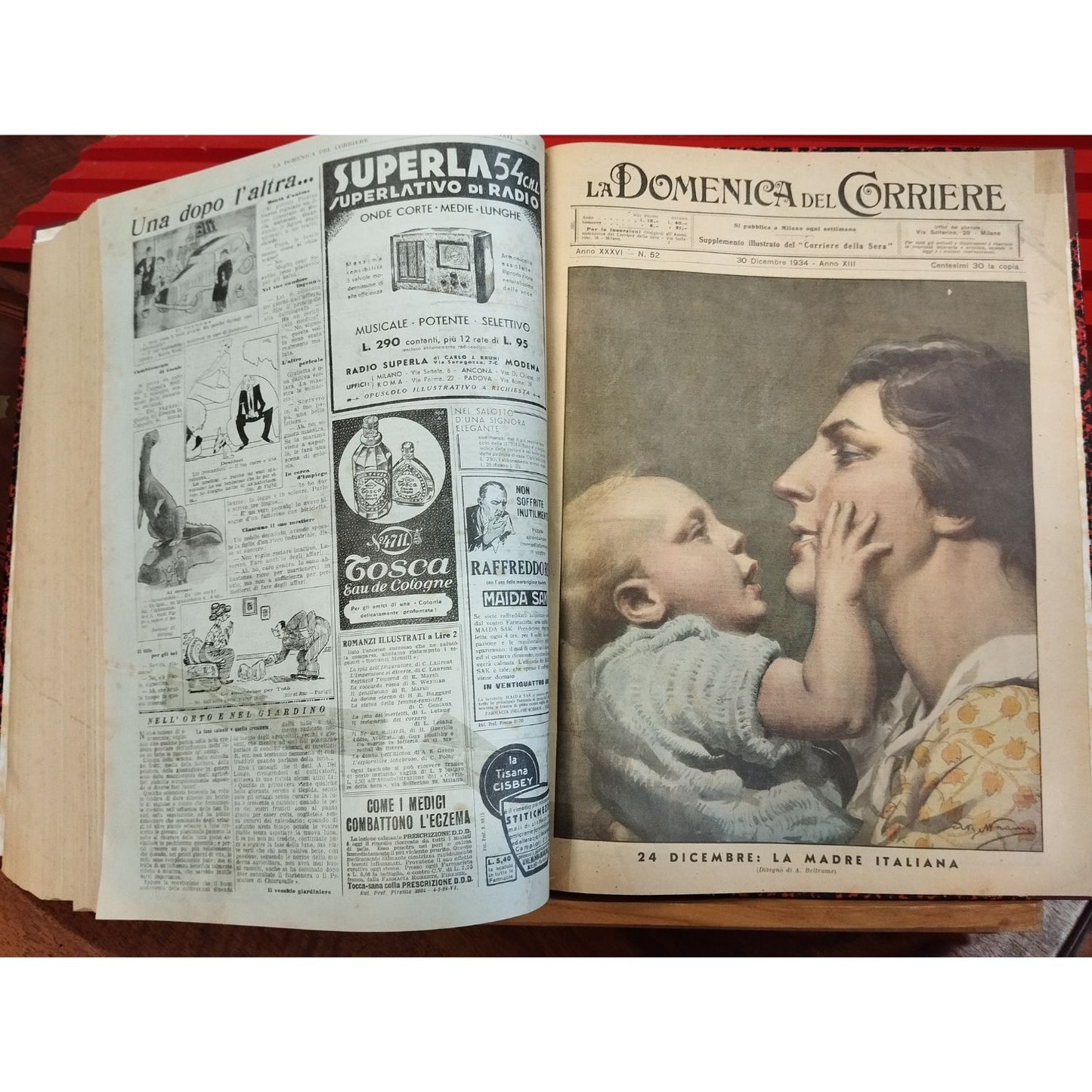 La Domencia del Corriere giornale settimanale annata completa del 1934