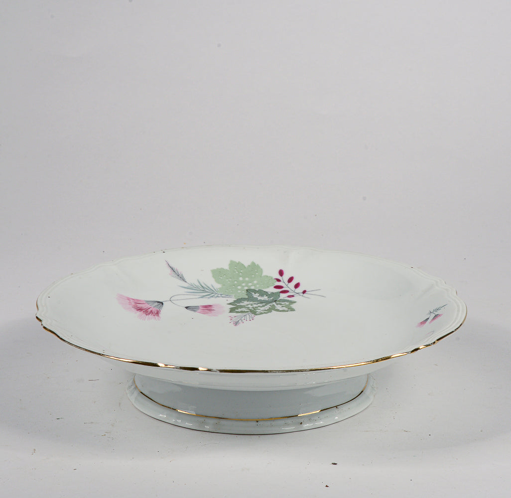 Centrotavola alzatina in ceramica firmata ditta mitterteich bavaria 86