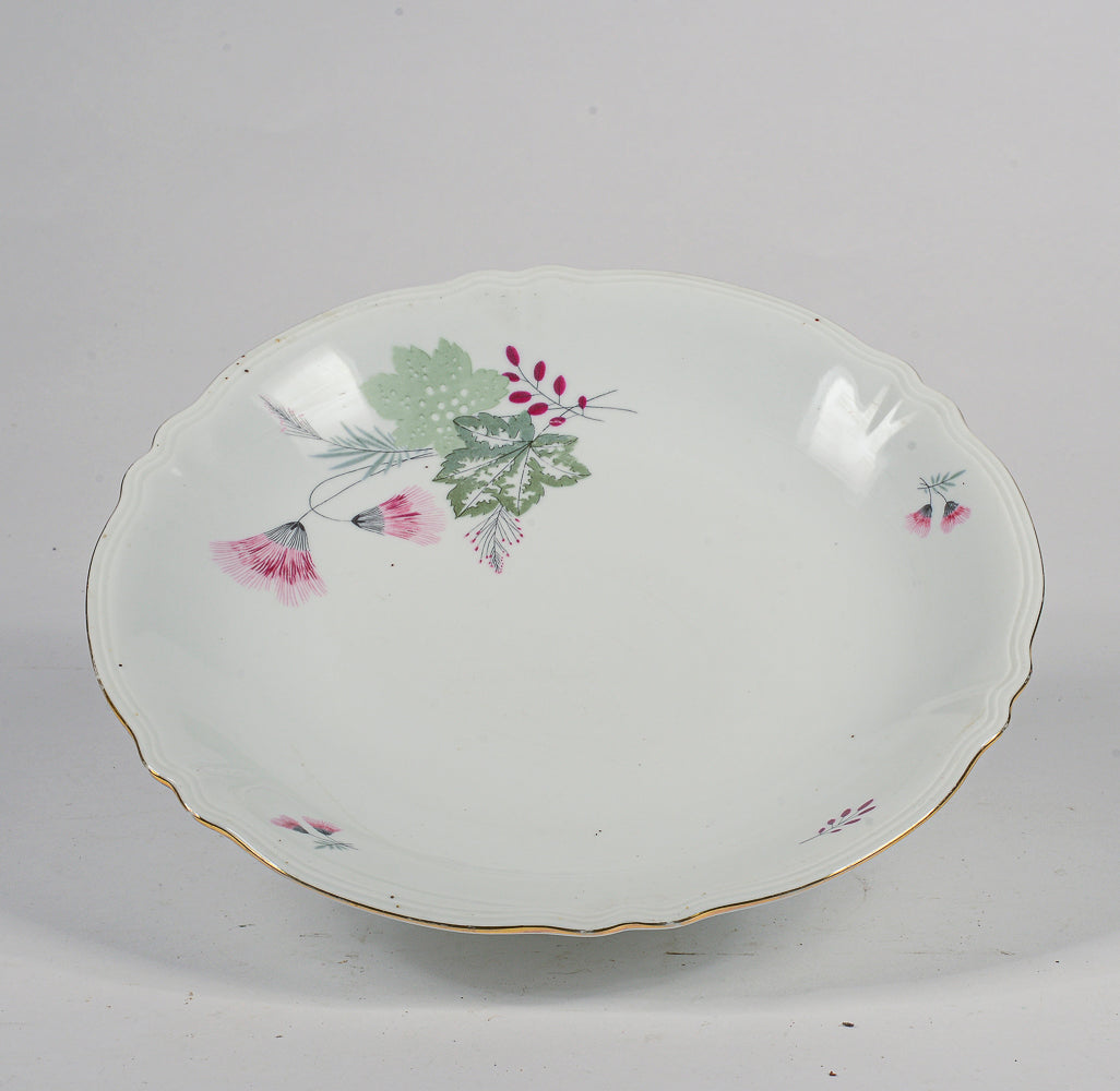 Centrotavola alzatina in ceramica firmata ditta mitterteich bavaria 86