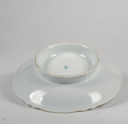 Centrotavola alzatina in ceramica firmata ditta mitterteich bavaria 86