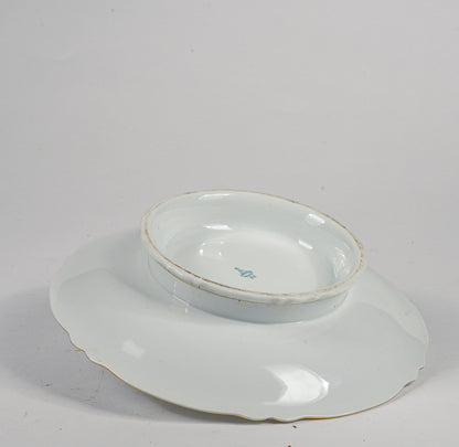 Centrotavola alzatina in ceramica firmata ditta mitterteich bavaria 86