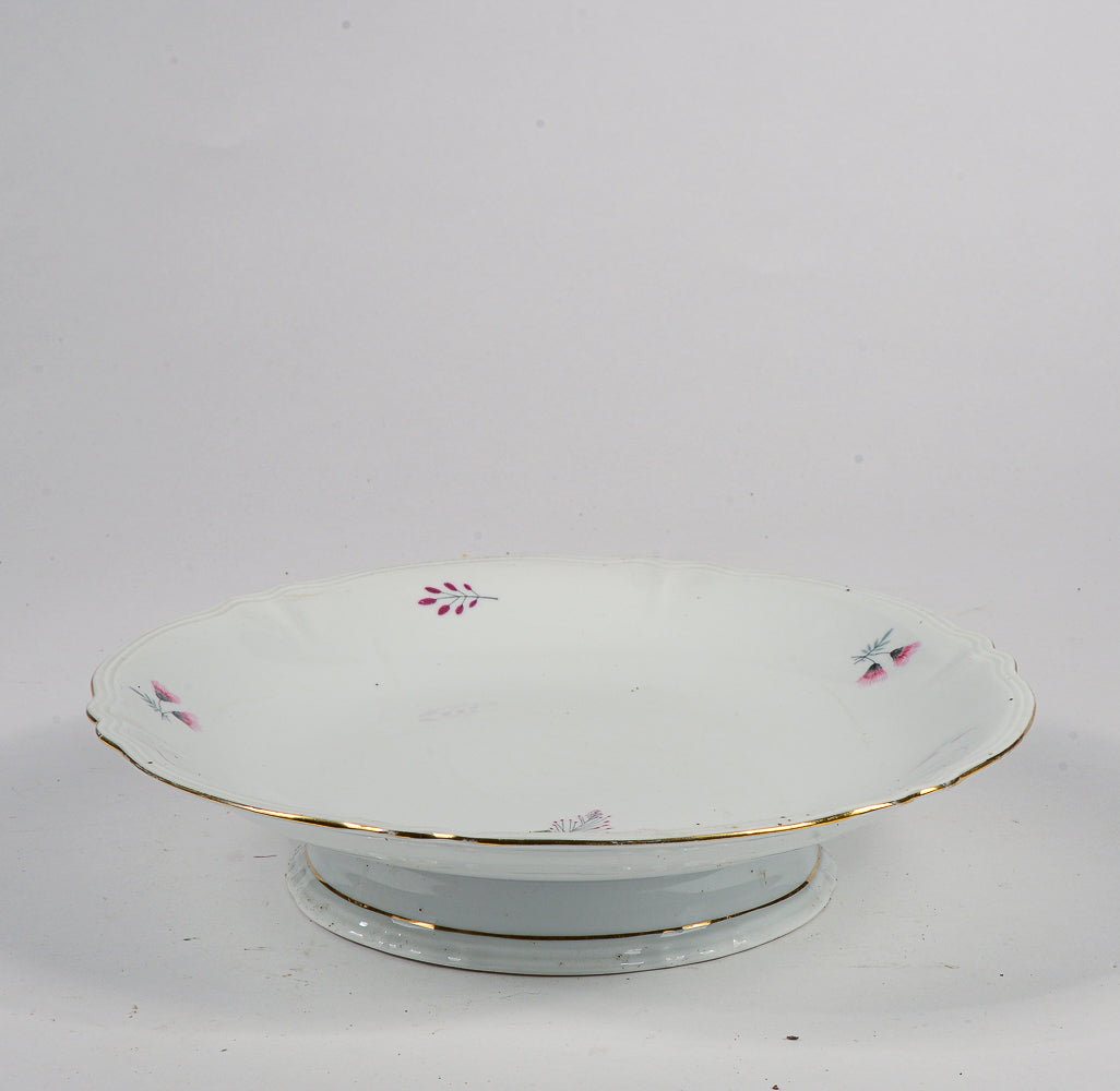 Centrotavola alzatina in ceramica firmata ditta mitterteich bavaria 86