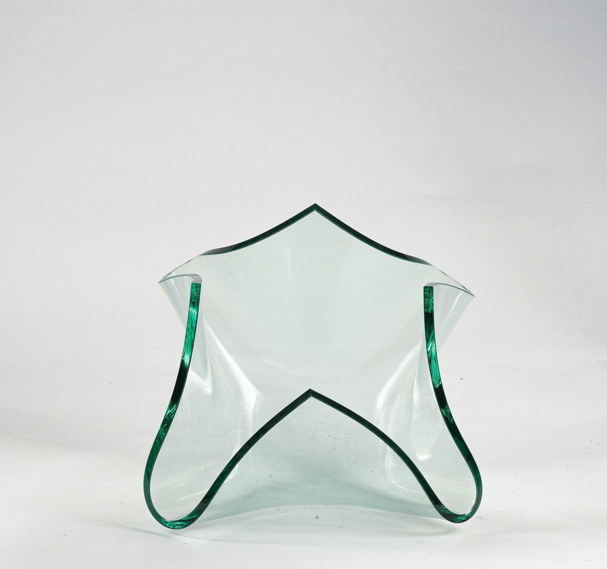 Centrotavola in vetro anni 90