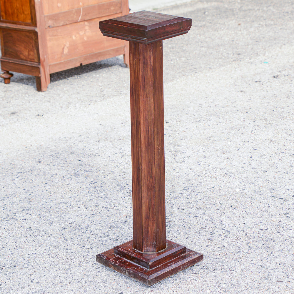 Colonna in legno portavaso Italia epoca metà del 900